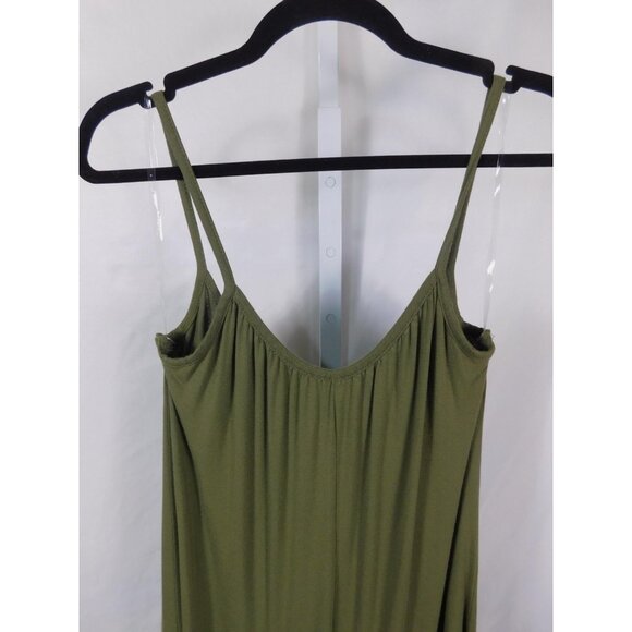 Kali Reve Olive Boho Jumpsuit M/L - Green - Excellent - Witchcore Earth - Picture 3 of 11